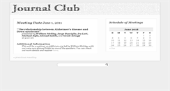 Desktop Screenshot of journalclub.ahmadsalehi.info